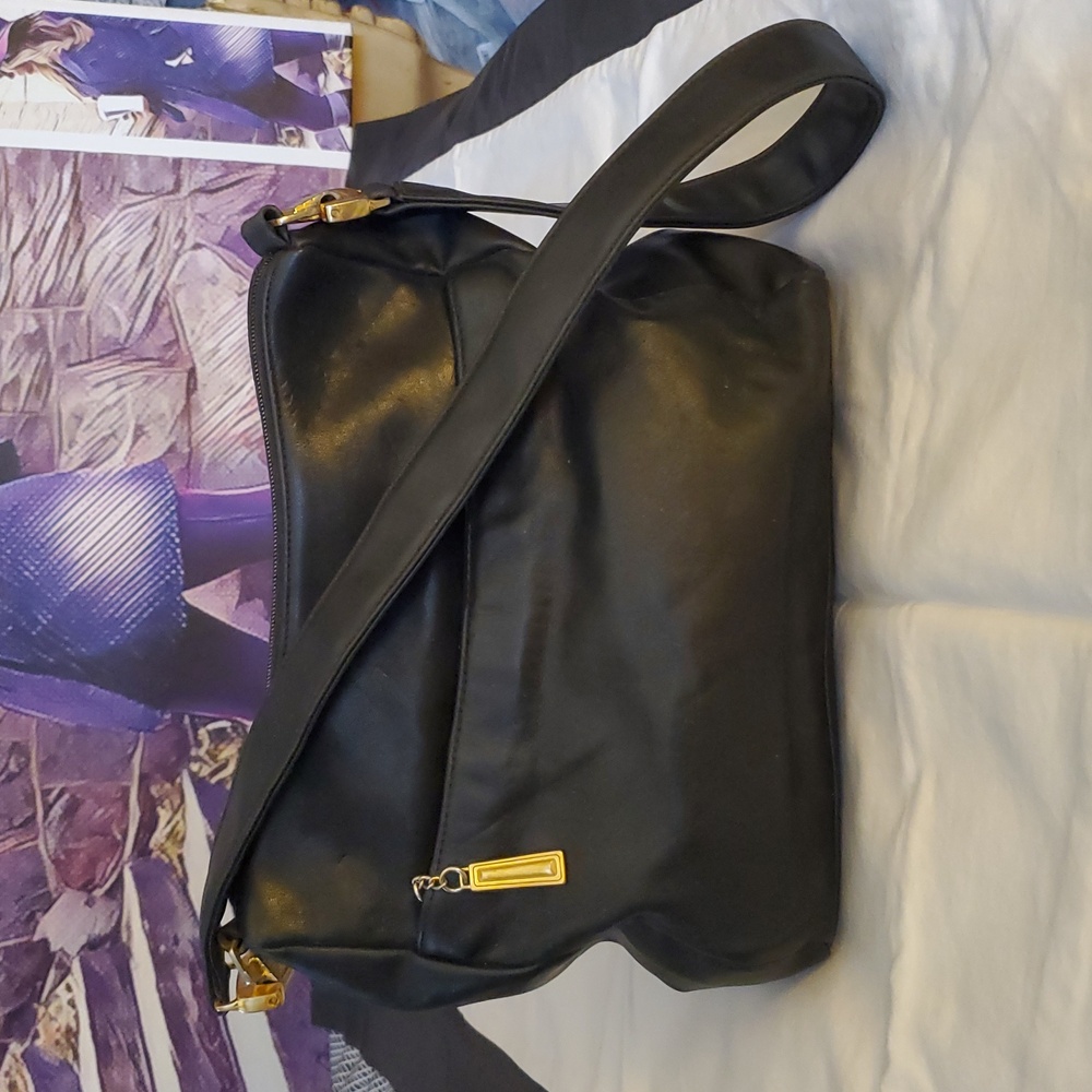 Charter Club Vintage Black Shoulder Handbag